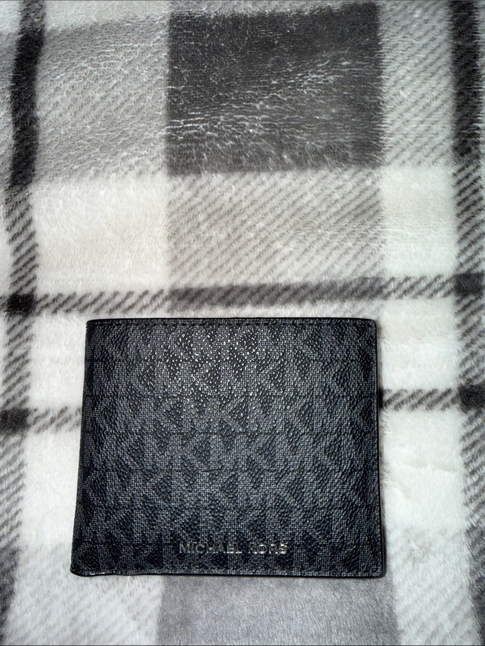 Michael Kors Black Logo-Print Wallet never used